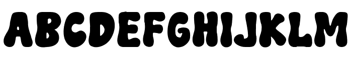 Magic Retro Regular Font LOWERCASE