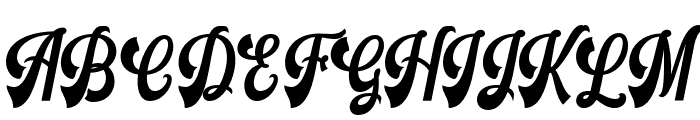 Magic Seven Regular Font UPPERCASE