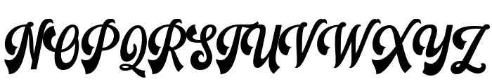 Magic Seven Regular Font UPPERCASE