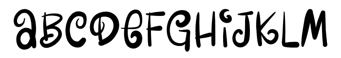 Magic brown Regular Font UPPERCASE