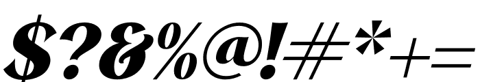 Magica Italic Font OTHER CHARS