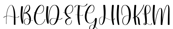 Magical Ending Font UPPERCASE