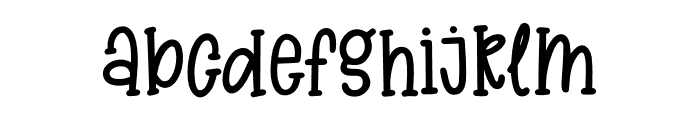 Magical Monday Font LOWERCASE