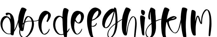 Magical Sparkle Font LOWERCASE