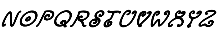 Magical Tribal Bold Italic Font UPPERCASE
