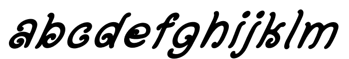 Magical Tribal Bold Italic Font LOWERCASE