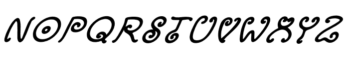 Magical Tribal Italic Font UPPERCASE