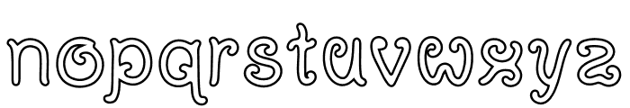Magical Tribal Outline Font LOWERCASE