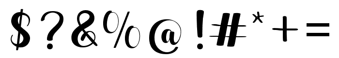 MagicalScriptPlain-Regular Font OTHER CHARS