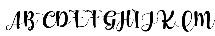 MagicalScriptPlain-Regular Font UPPERCASE