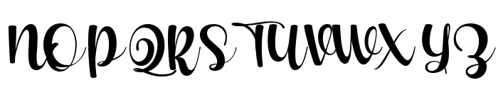 MagicalScriptPlain-Regular Font UPPERCASE