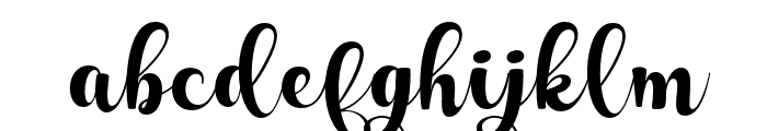 MagicalScriptPlain-Regular Font LOWERCASE