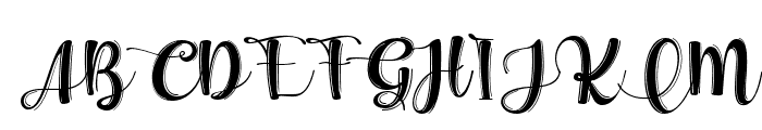 MagicalScriptShadow-Regular Font UPPERCASE