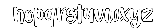 MagicalStory-Outline Font LOWERCASE