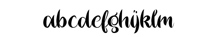Magier Schrift Solid Font LOWERCASE