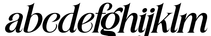 MagileaBeautiful-Italic Font LOWERCASE