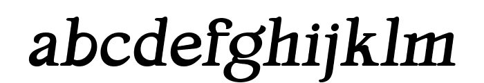 Magilla Bold Italic Font LOWERCASE