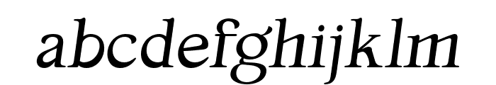 Magilla-Italic Font LOWERCASE
