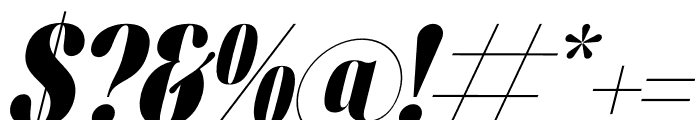 Magilne Italic Font OTHER CHARS