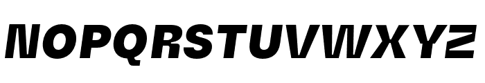 Maginer Extra Bold Italic Font UPPERCASE