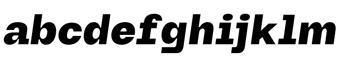 Maginer Extra Bold Italic Font LOWERCASE