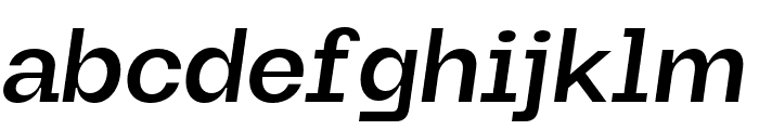 Maginer Medium Italic Font LOWERCASE