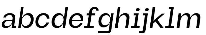 Maginer Regular Italic Font LOWERCASE