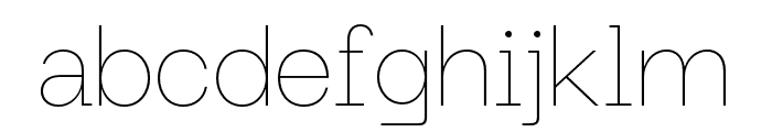 Maginer Thin Font LOWERCASE