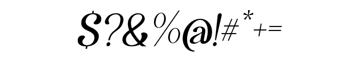 Magist-Italic Font OTHER CHARS