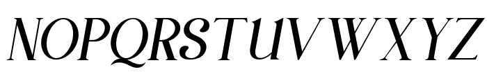Magist-Italic Font UPPERCASE
