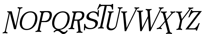 Magista Winter Italic Font UPPERCASE
