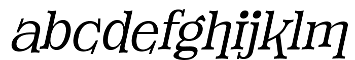 Magista Winter Italic Font LOWERCASE