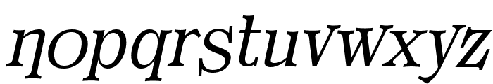 Magista Winter Italic Font LOWERCASE