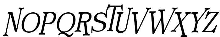 MagistaWinter-Italic Font UPPERCASE