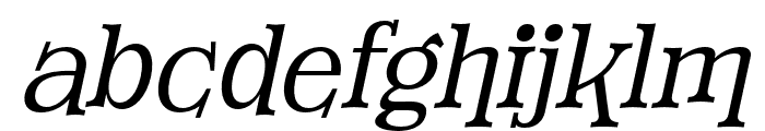 MagistaWinter-Italic Font LOWERCASE