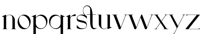 Magistah Font LOWERCASE