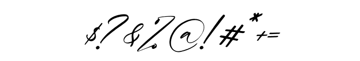 Magistica Signature Italic Font OTHER CHARS
