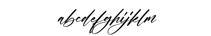 Magistica Signature Italic Font LOWERCASE