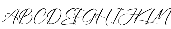 Magistica Signature Font UPPERCASE