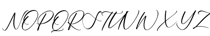 Magistica Signature Font UPPERCASE