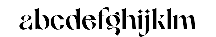 Magisto-Regular Font LOWERCASE