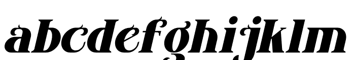 Magkon Italic Font LOWERCASE