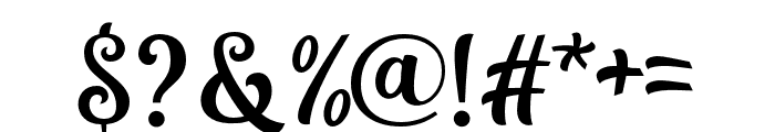 Magle Script Regular Font OTHER CHARS