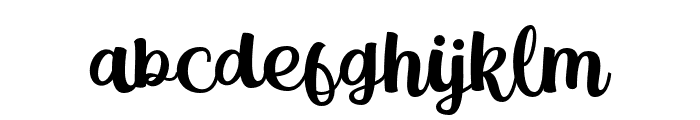 Magle Script Regular Font LOWERCASE