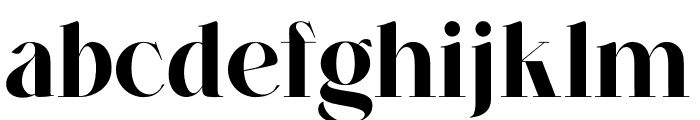 Maglin Font LOWERCASE