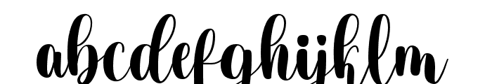 Maglina Font LOWERCASE
