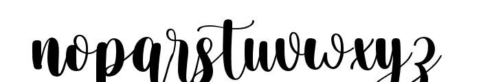 Maglina Font LOWERCASE