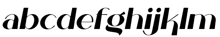 Magma Italic Font LOWERCASE