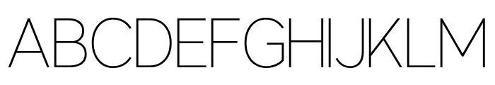 Magna Extra Light Font LOWERCASE