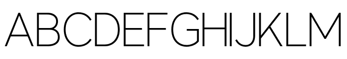 Magna Light Font LOWERCASE